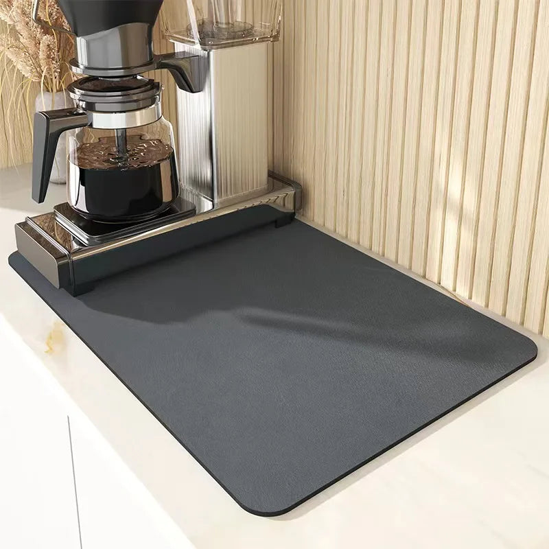 VIKAMA 30X40CM Diatomite Coffee Placemats Individual Table Placemats