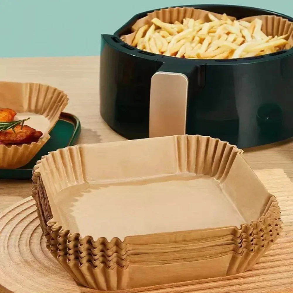 50 PCS Air Fryer Blotting Paper, Baking Blotting Paper, Food Grade