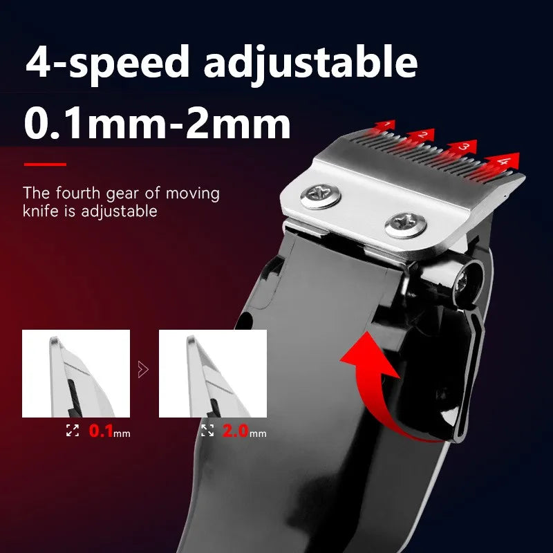 Kemei Professional Hair Clipper Rechargeable Hair Trimmer For Men