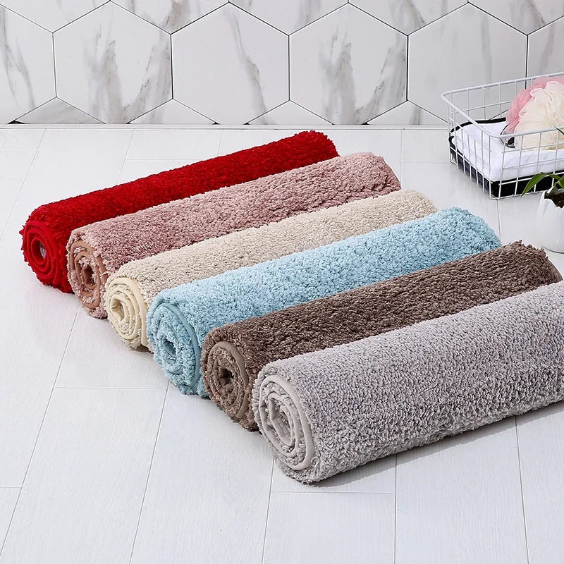 Soft Comfortable Thick Plush Floor Mat,Bathroom Floor Rug,Bedroom