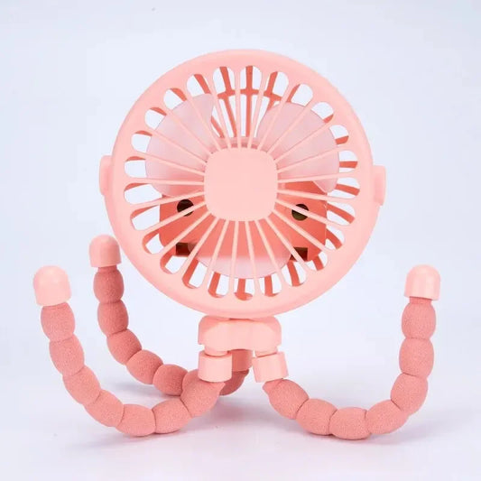 1 PCS Multi-functional Stroller Handheld Mini Fan Portable USB