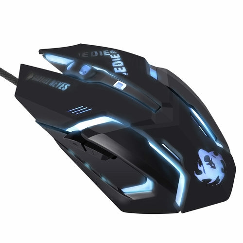 USB Wired 6 Buttons Ergonomic 2400dpi Optical Gaming Mouse