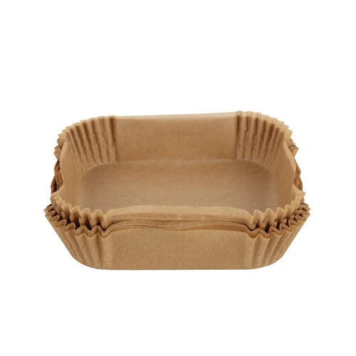 50Pcs Disposable Air Fryer Paper Oil Absorbing And Anti Oil Paper Tray