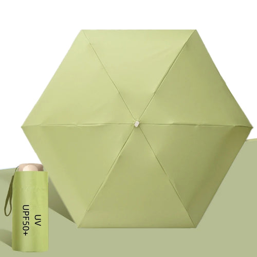 UPF50+ Umbrella Mini Pocket Sun Shade Umbrella Portable Vinyl Folding