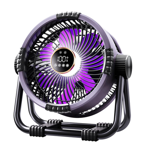 Camping Fan 20000mAh Rechargeable Portable Camping Circulator Fan