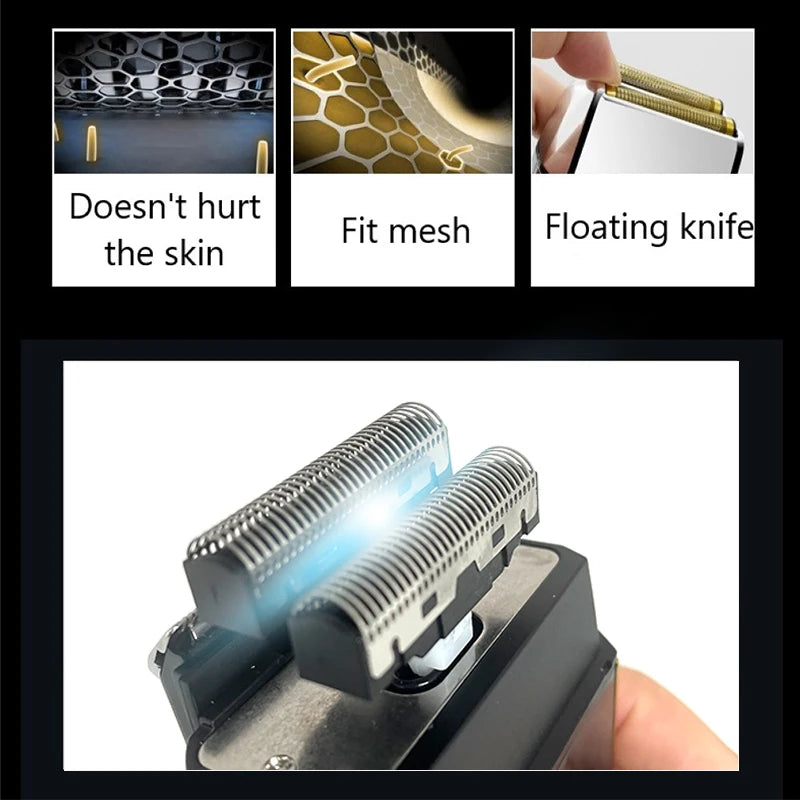 Kemei Original Electric Shavers Blades Golden Foil Knife Net and