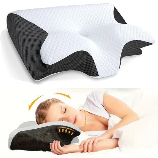 Butterfly Sleep Memory Neck Pillow Slow Rebound Comfortable Memory