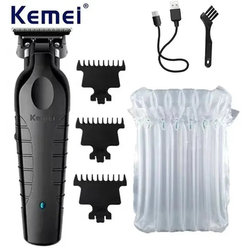 Kemei Men's Cordless Hair Clipper USB Rechargeable Electric Hair