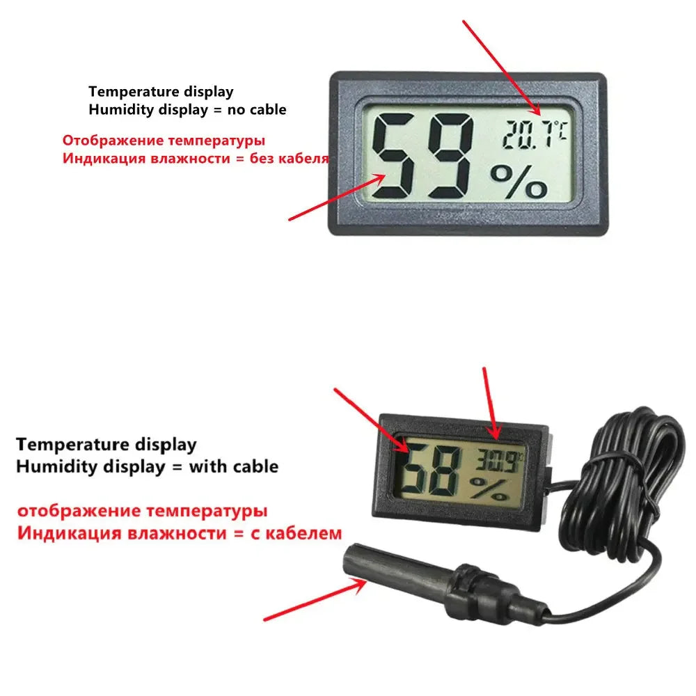 Mini LCD Digital Thermometer Hygrometer Temperature Indoor Convenient