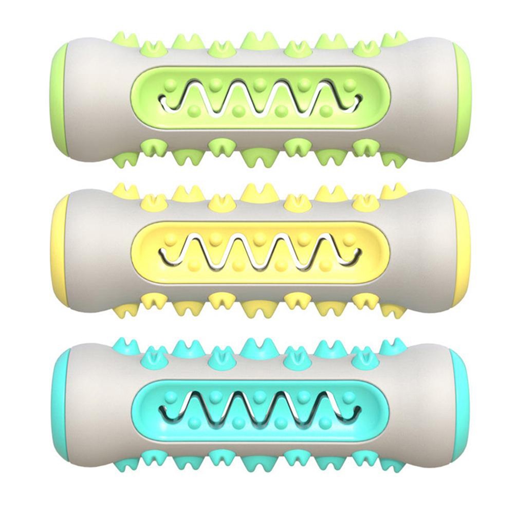 Pet Dog Bone Shape Molar Teeth Cleaner Brushing Stick Interactive Chew